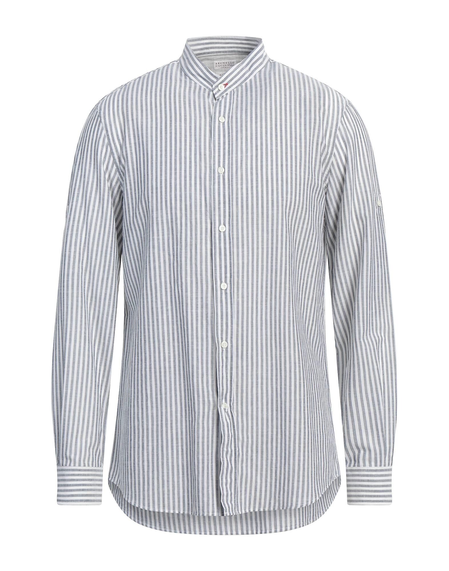 

Рубашка Brunello Cucinelli, свинцовый