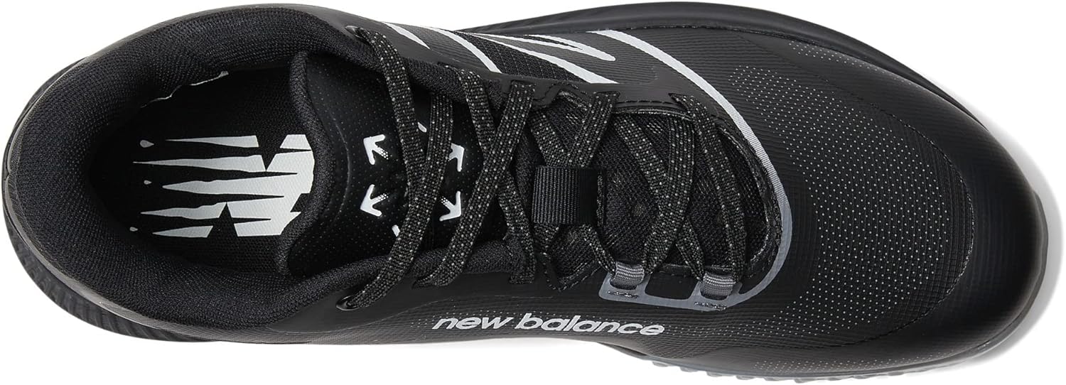 Кроссовки New Balance Mens Freezelx V4 Turf, черный/синий/серый — фото 3