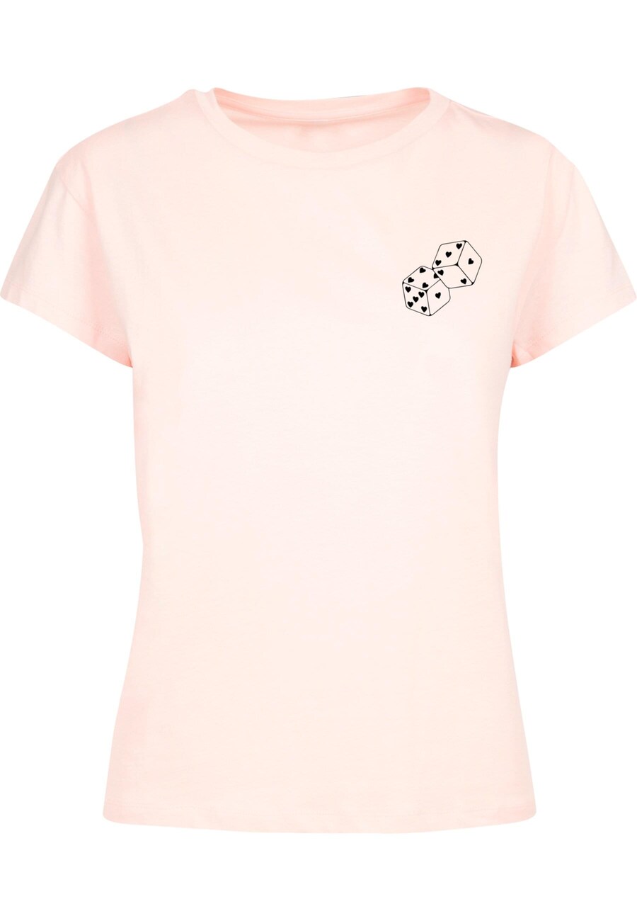 

Футболка Merchcode Shirt Hugs & Love - Heart Dice Box, розовый