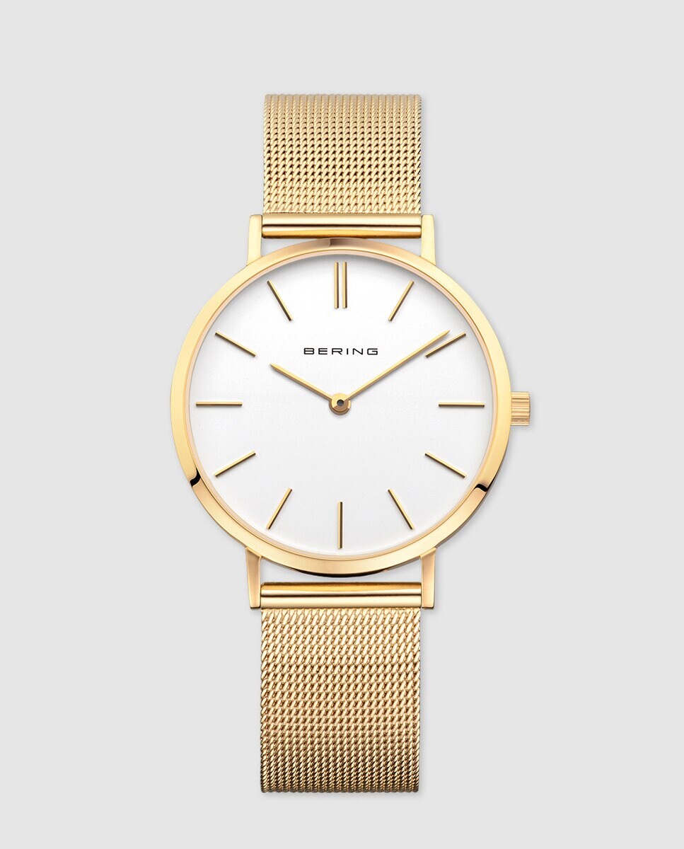 

Женские часы Bering из золотой стали Bering, золотой