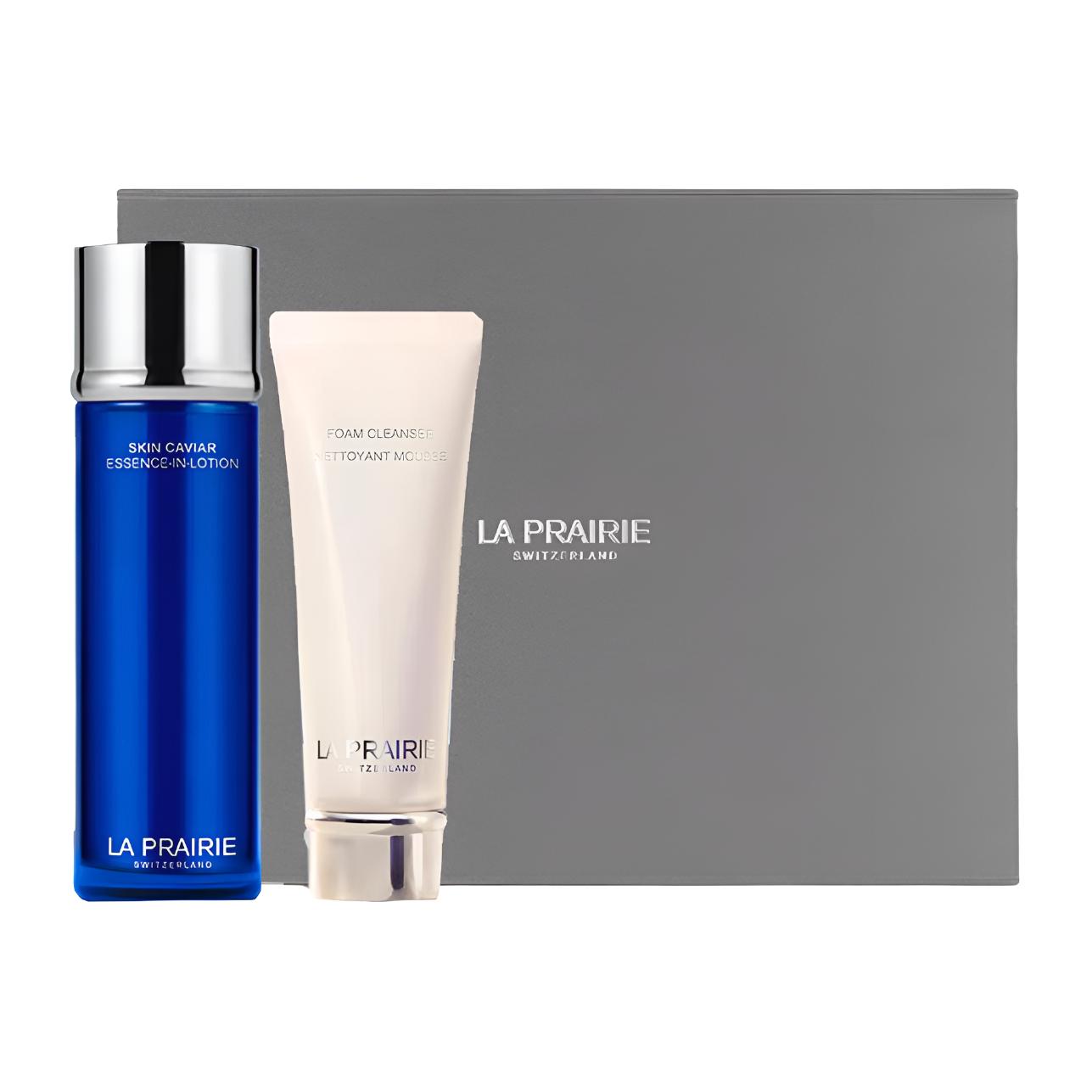 

LA PRAIRIE Набор для ухода за кожей LAIPONI Foam Cleanser Blue Caviar Essence с увлажняющим эффектом 150мл+125мл