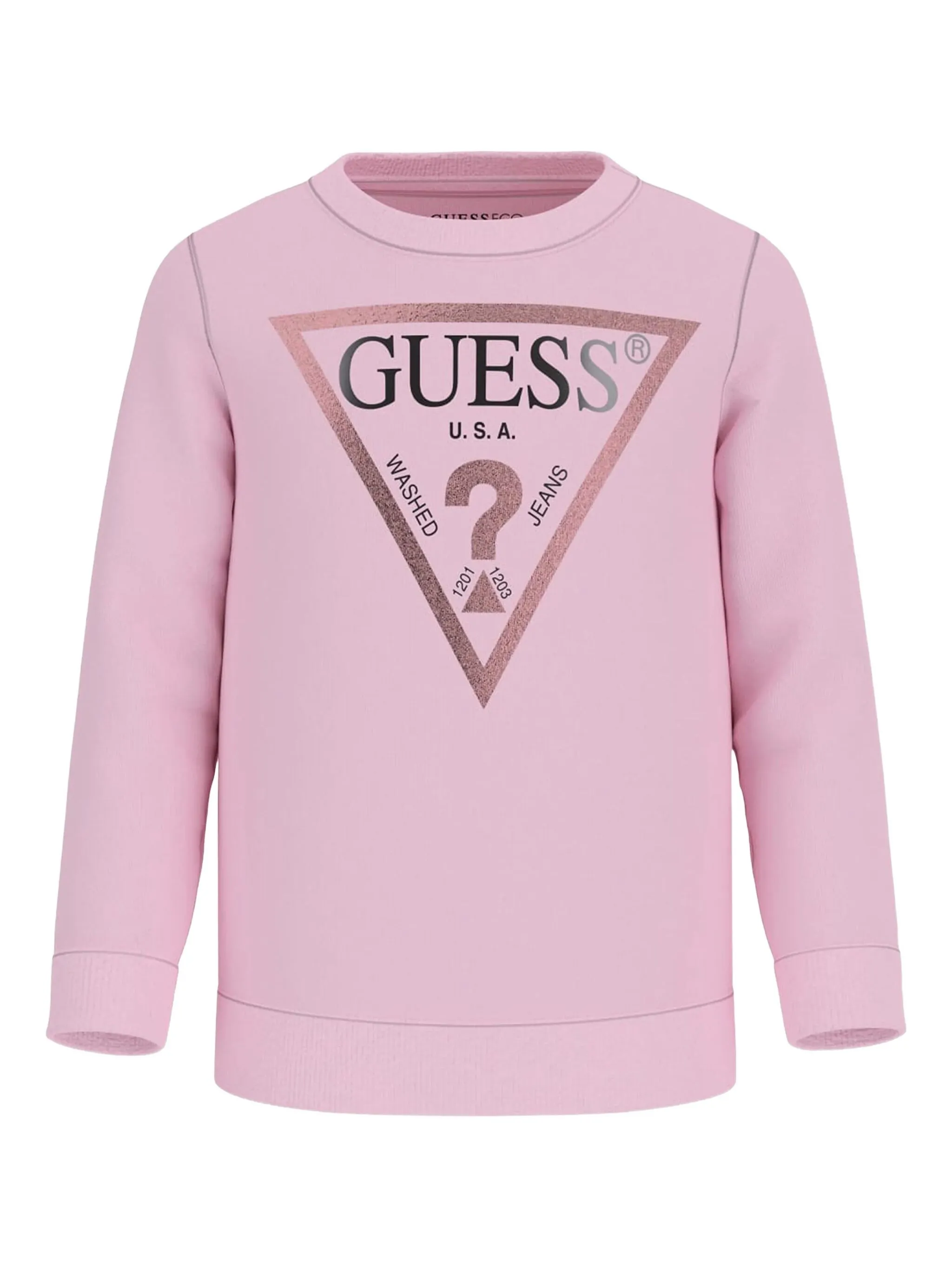 

Толстовка с логотипом Guess Kids, розовый