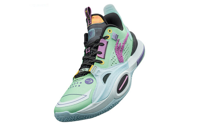 Кроссовки Li Ning Lining All City 10 V1, зеленый/черный — фото 3