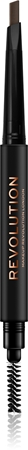 

Точный карандаш для бровей Makeup Revolution Duo Brow Definer, Light Brown 0,25 g