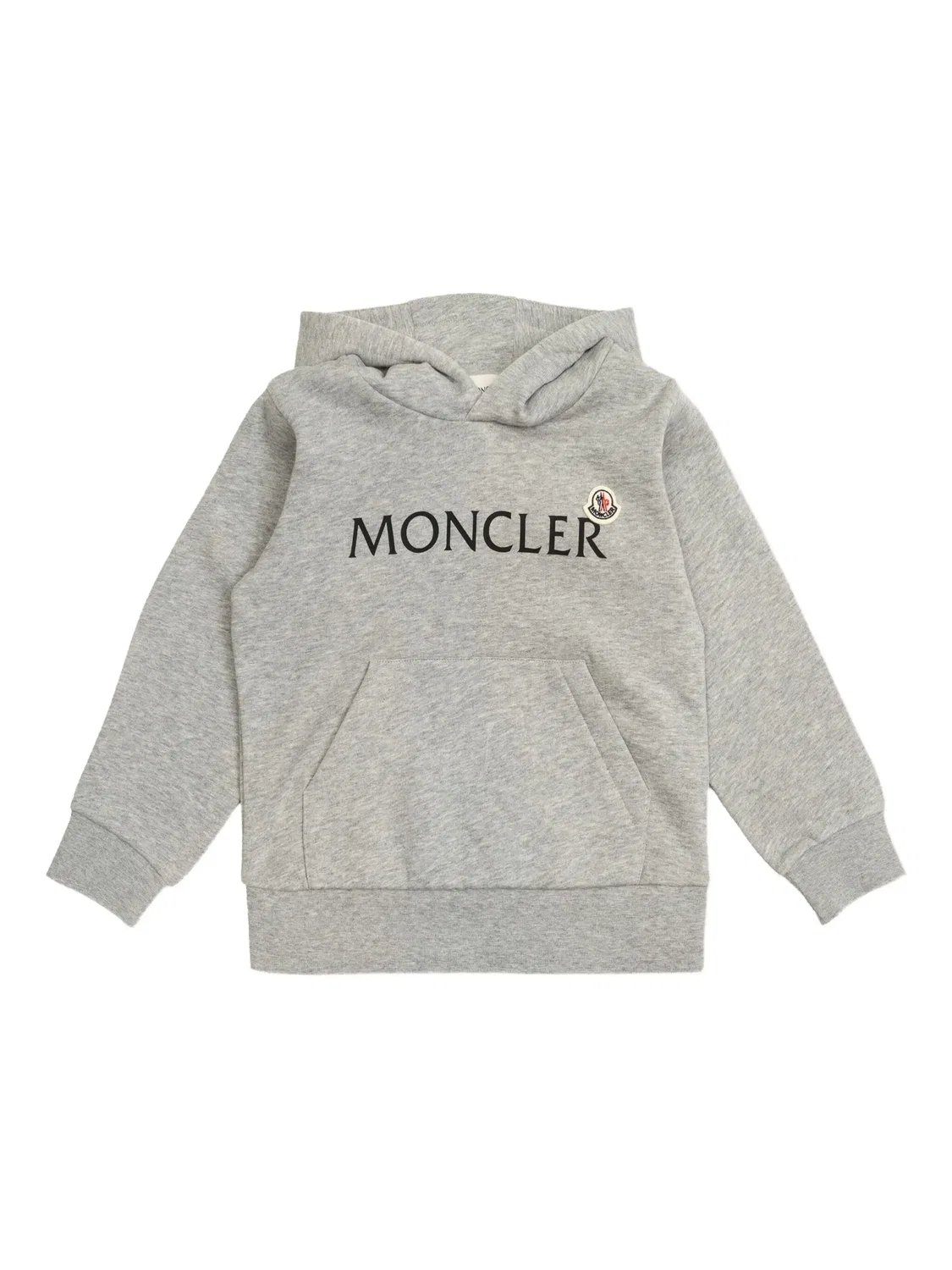 Худи с логотипом Moncler, серый