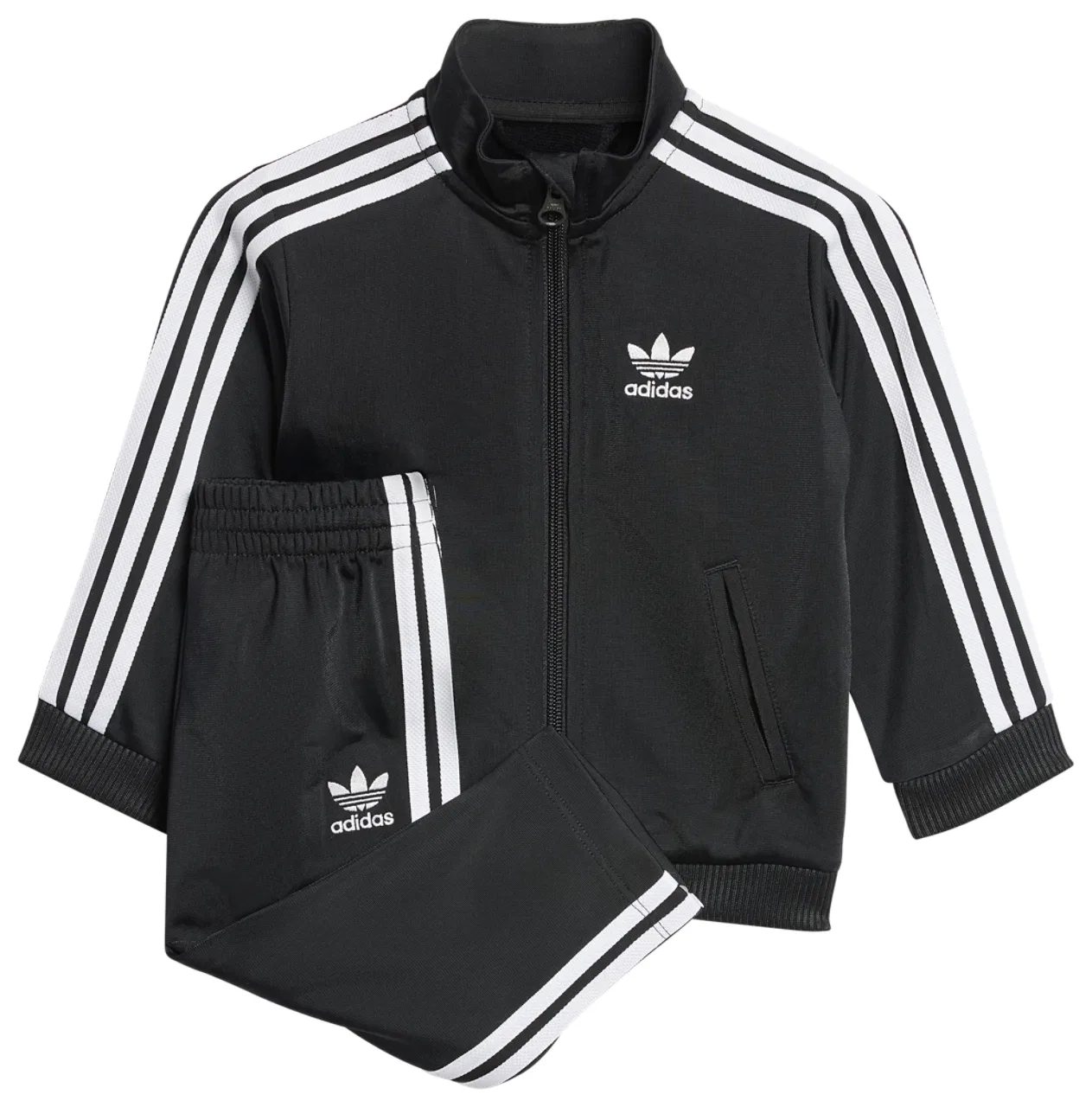Спортивный костюм для мальчиков Firebird Track Suit Adidas, черный/белый