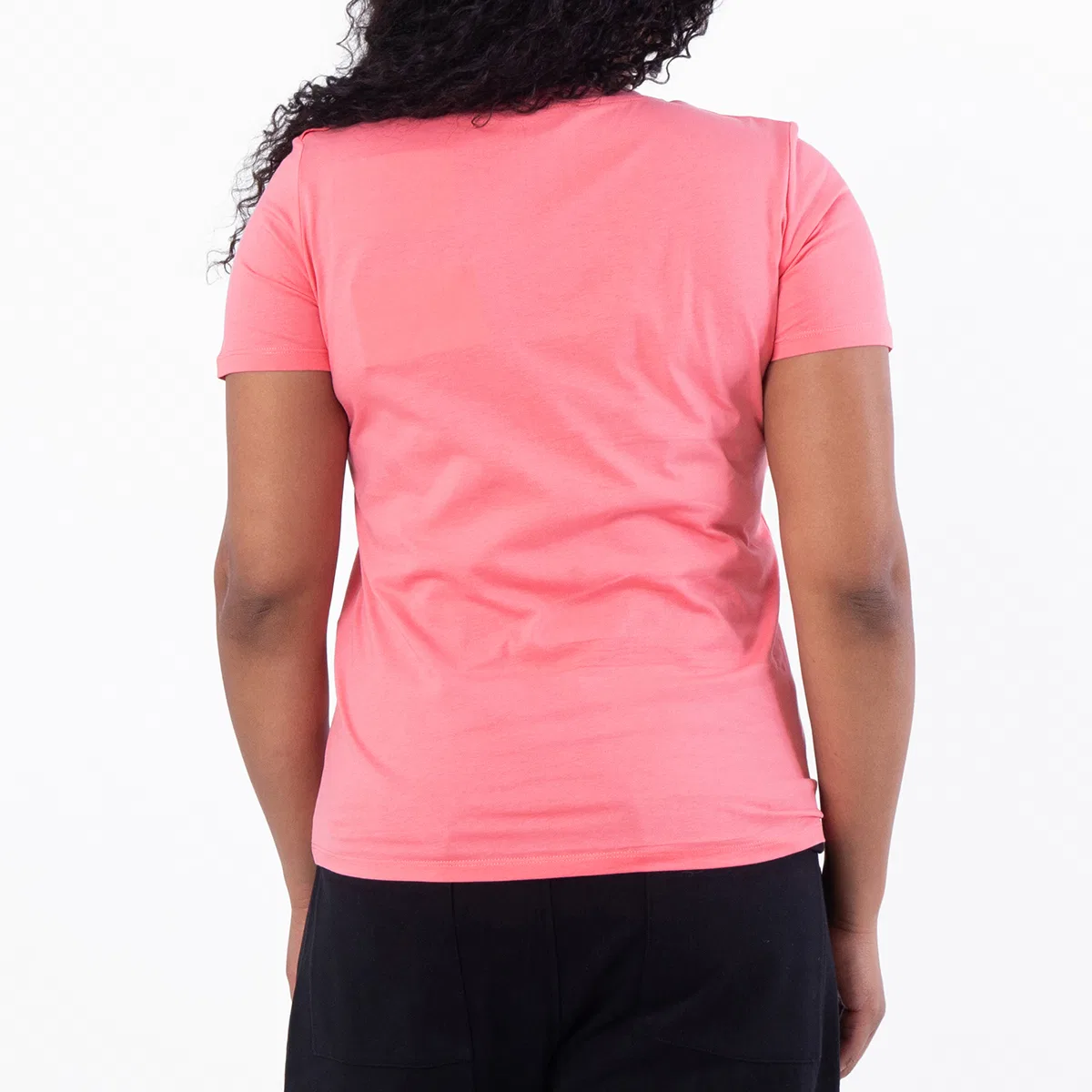Футболка с круглым вырезом и принтом Logo Printed Crewneck Balmain, Oco Rose Saumon/White — фото 3