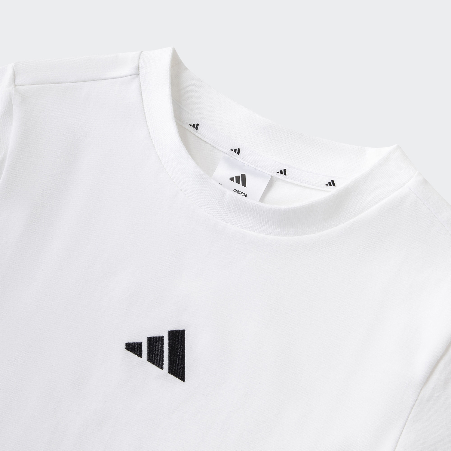 Футболка Adidas Essentials Slim Baby, белый — фото 3