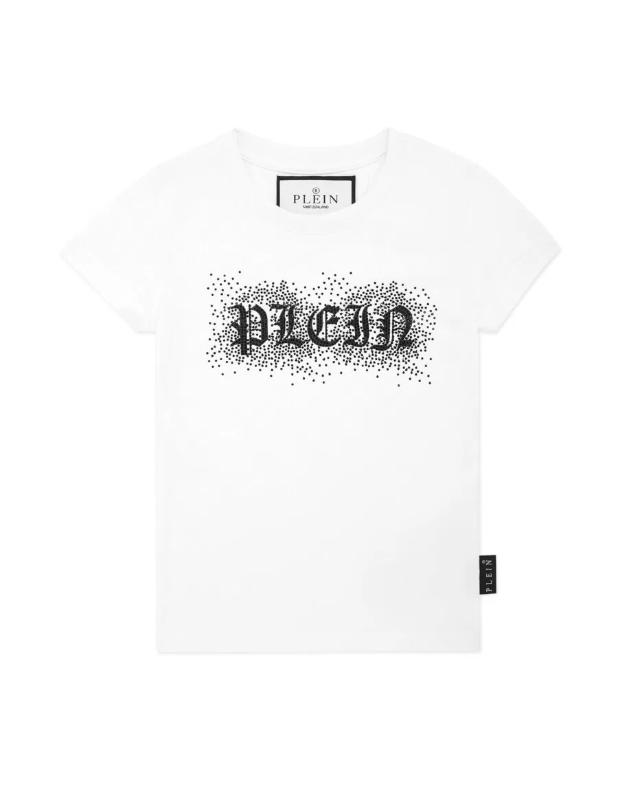 Футболка Philipp Plein 'Gothic Plein' белого цвета