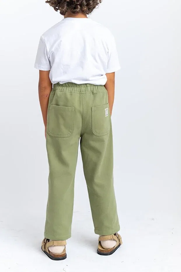 Детские брюки для девочек тюлевые Oliven The Kid, Green — фото 3