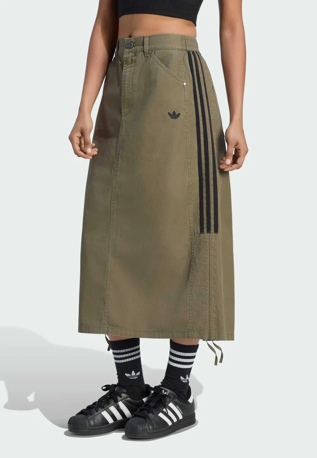 Юбка-Парашют - юбка Adidas Originals, Olive Strata