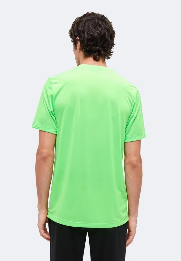Футболка дышащая Tee reset Nike Performance Green Strike, черный/зеленый — фото 3