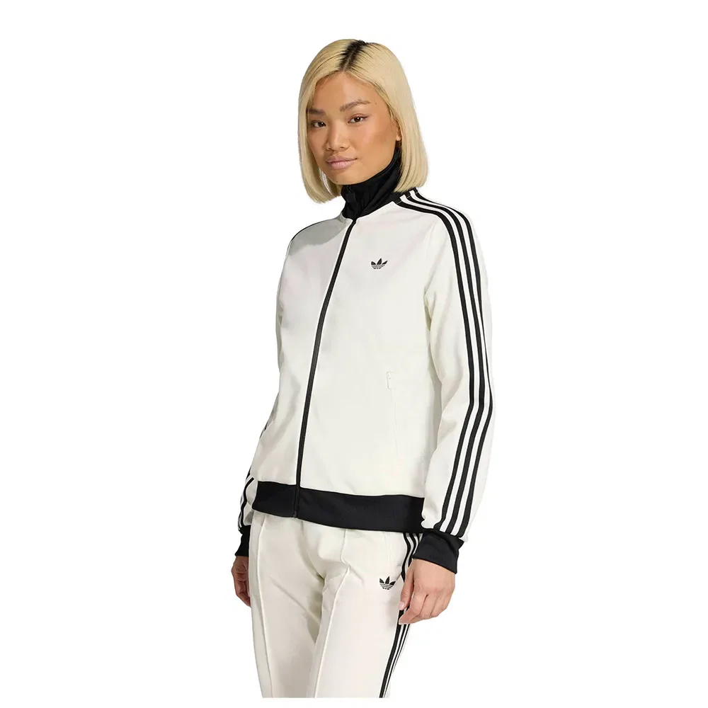Женский свитшот с воротником-стойкой Classic Adidas Originals, White
