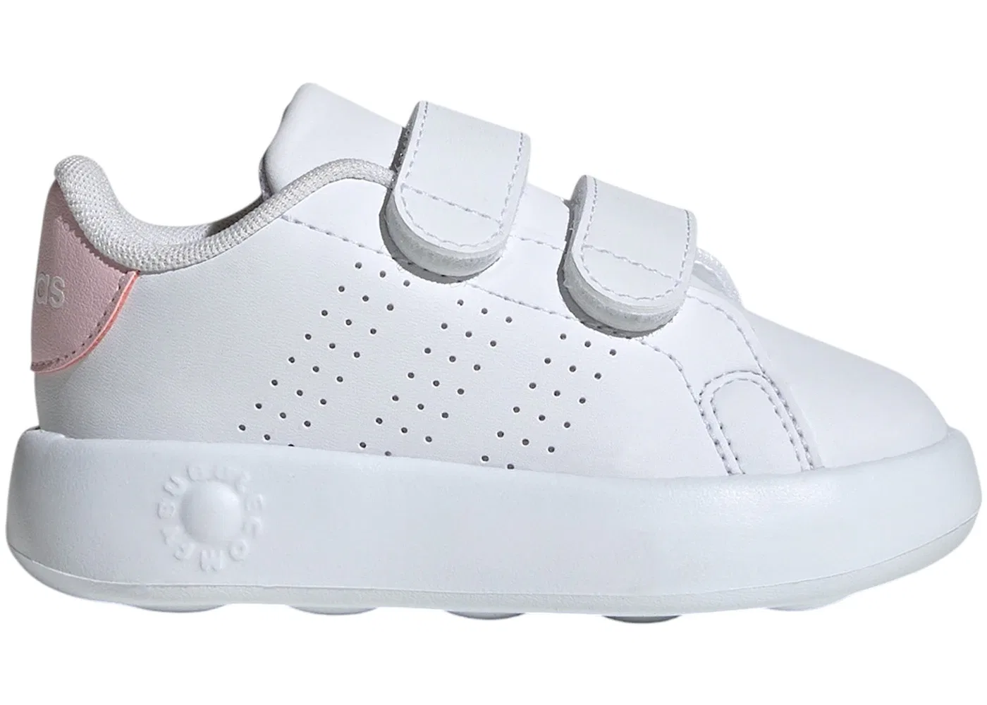 Детские кроссовки Lifestyle Adidas Advantage, Cloud White/Cloud White/Clear Pink