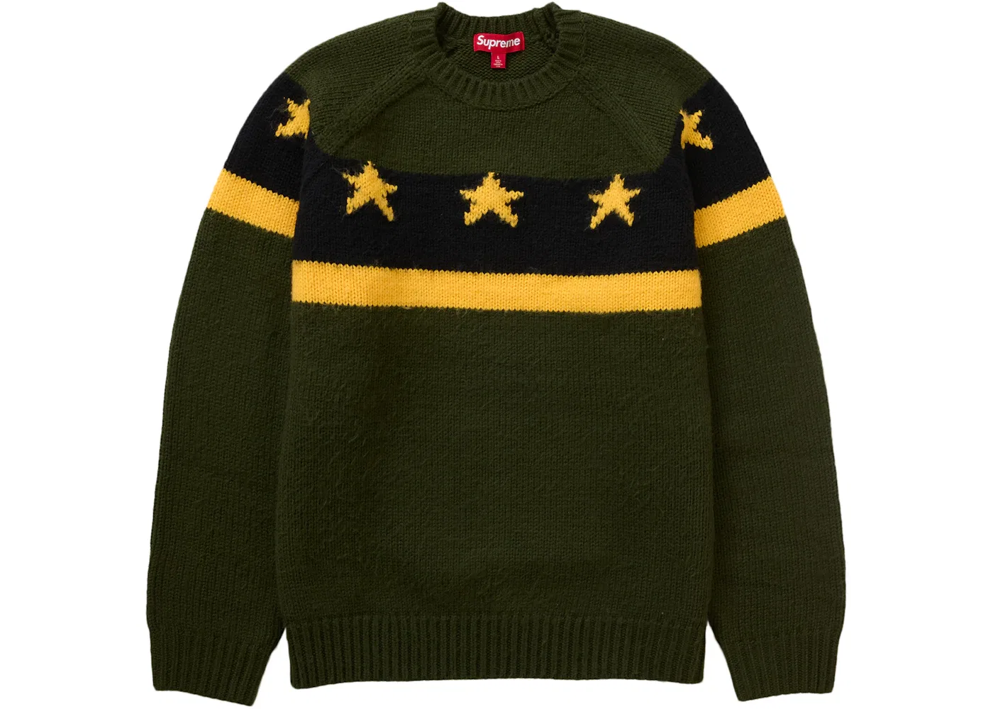 Мужской свитер с принтом Supreme, Green