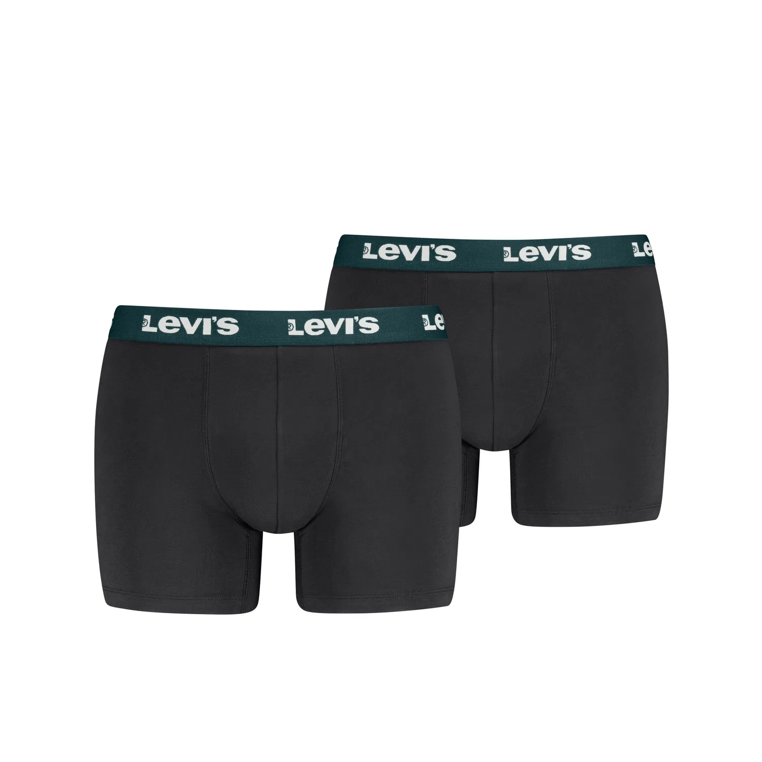 Мужские боксеры с логотипом Levi's, Black/Green Combo