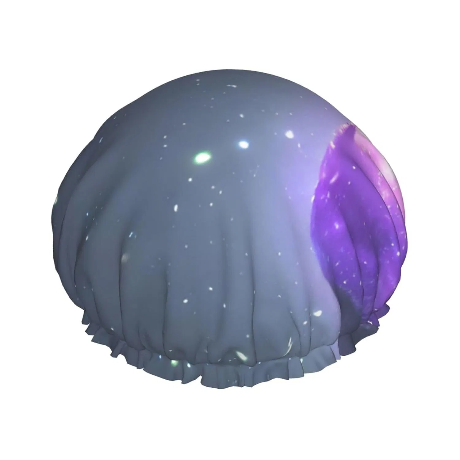 Двойная шапочка для душа Galaxy Starry Space, SSIMOO, фиолетовый
