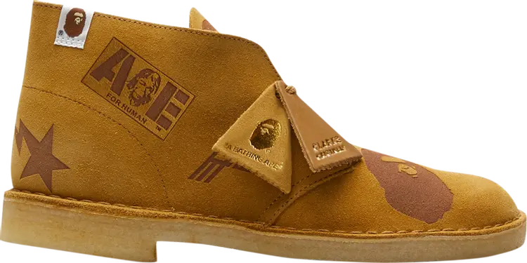 

Ботинки A Bathing Ape x Desert Boot Oak Embossed, коричневый