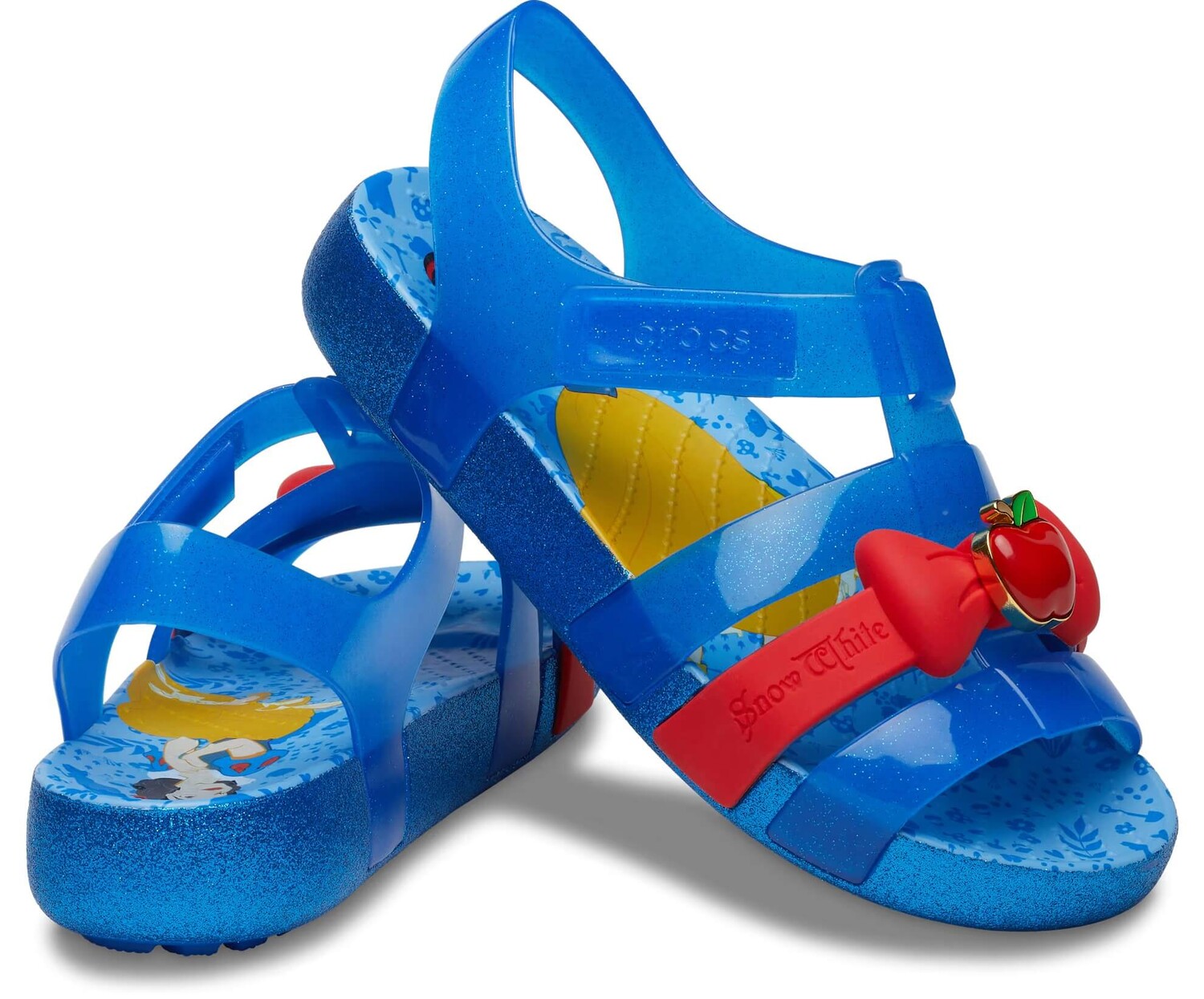Сандалии детские Crocs Snow White Isabella Sandal, синий/красный — фото 2