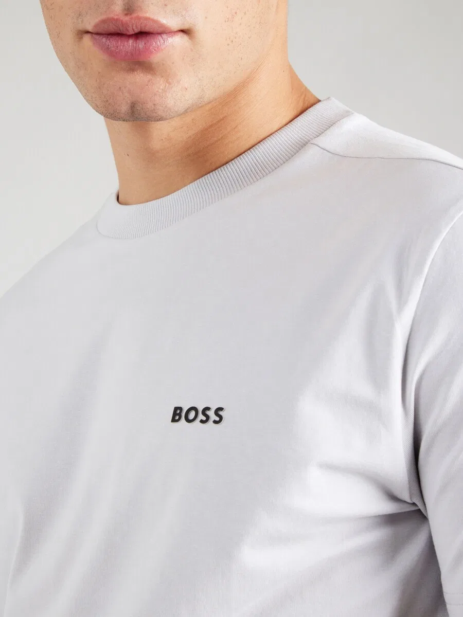 Рубашка BOSS светло-серого цвета — фото 2