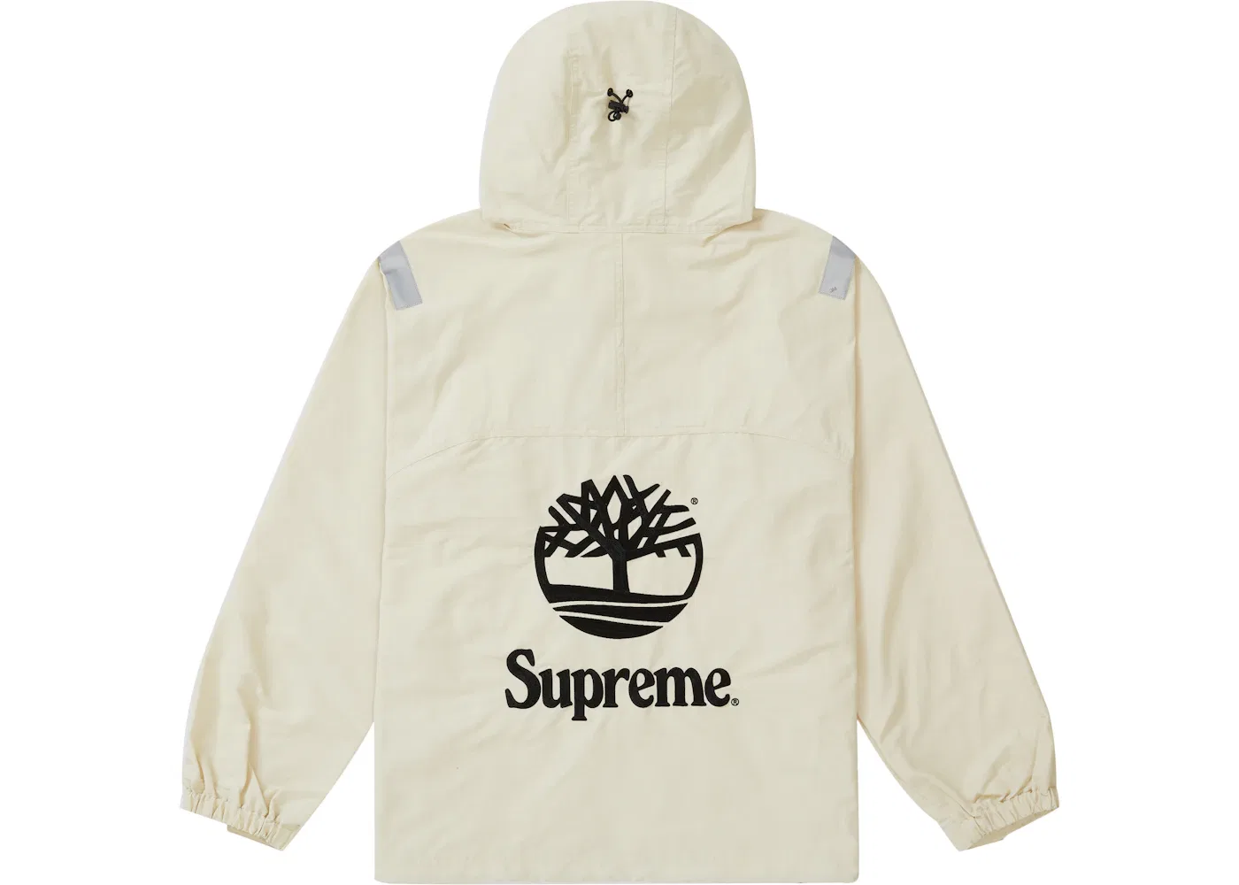 Мужская куртка-анорак с отражающими полосами Supreme Timberland Reflective Taping Anorak, Stone — фото 2