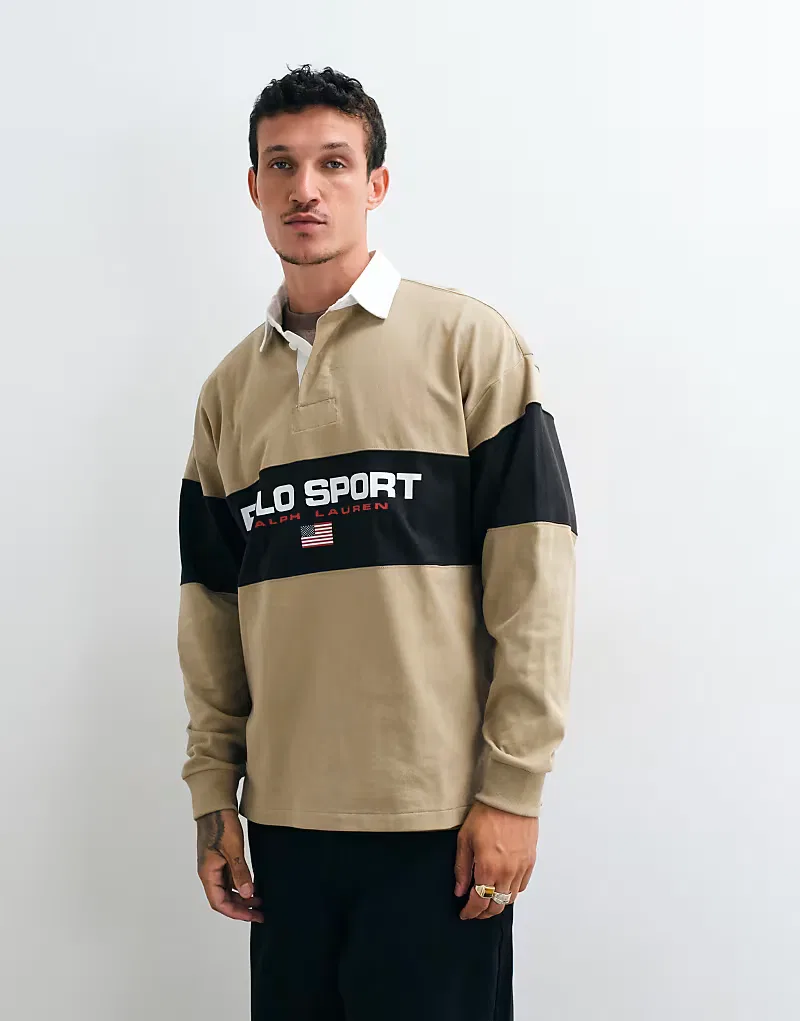 Рубашка Polo Ralph Lauren Sport из плотной ткани рубинового — фото 3