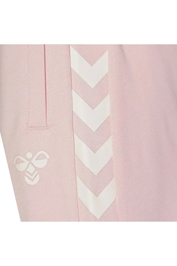 Детские спортивные штаны для девочек с регулируемой талией Hummel, Pink-157902 — фото 4