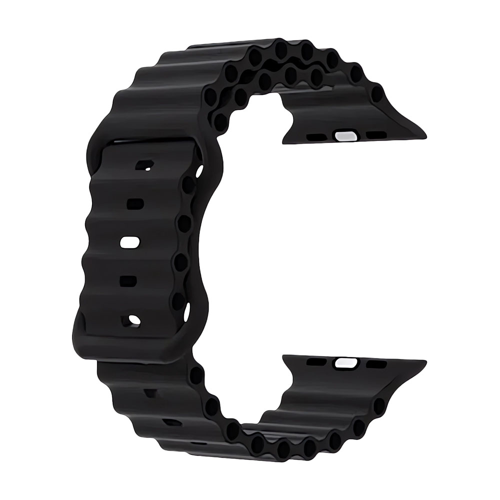 

Ремешок Wepro Ocean для часов Apple Watch 42 мм, 150-220 мм, черный