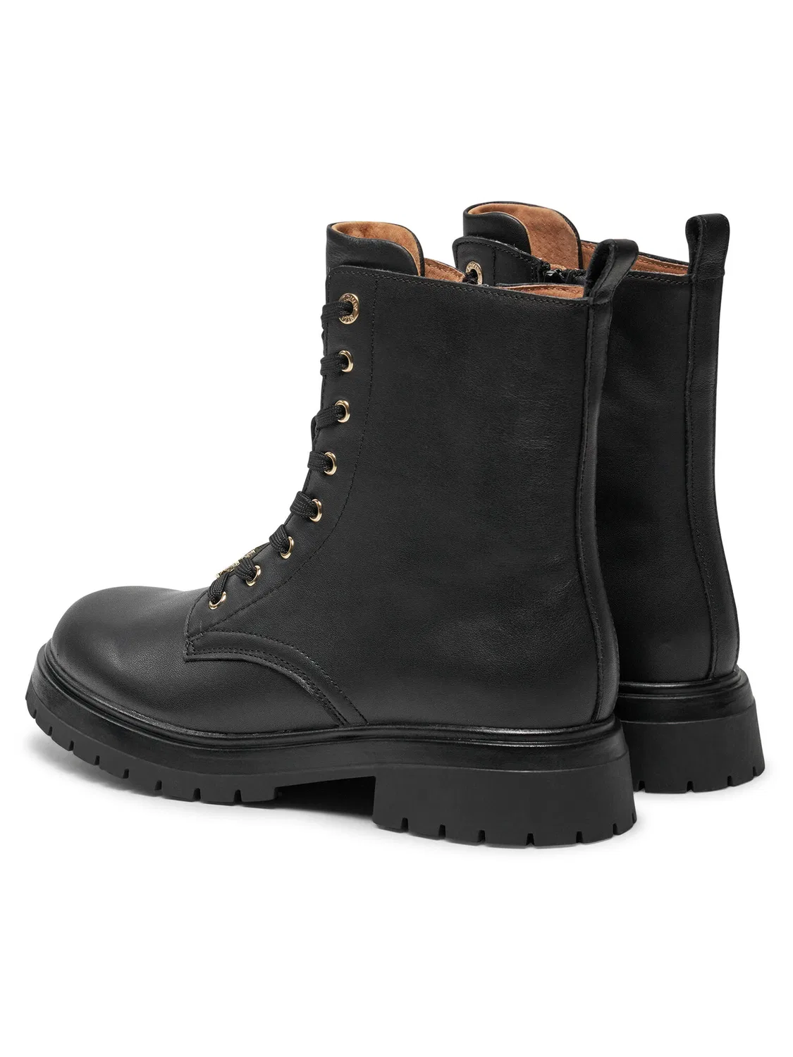 Ботильоны на шнуровке для девочки Lace Up Bootie Tommy Hilfiger, черный — фото 3