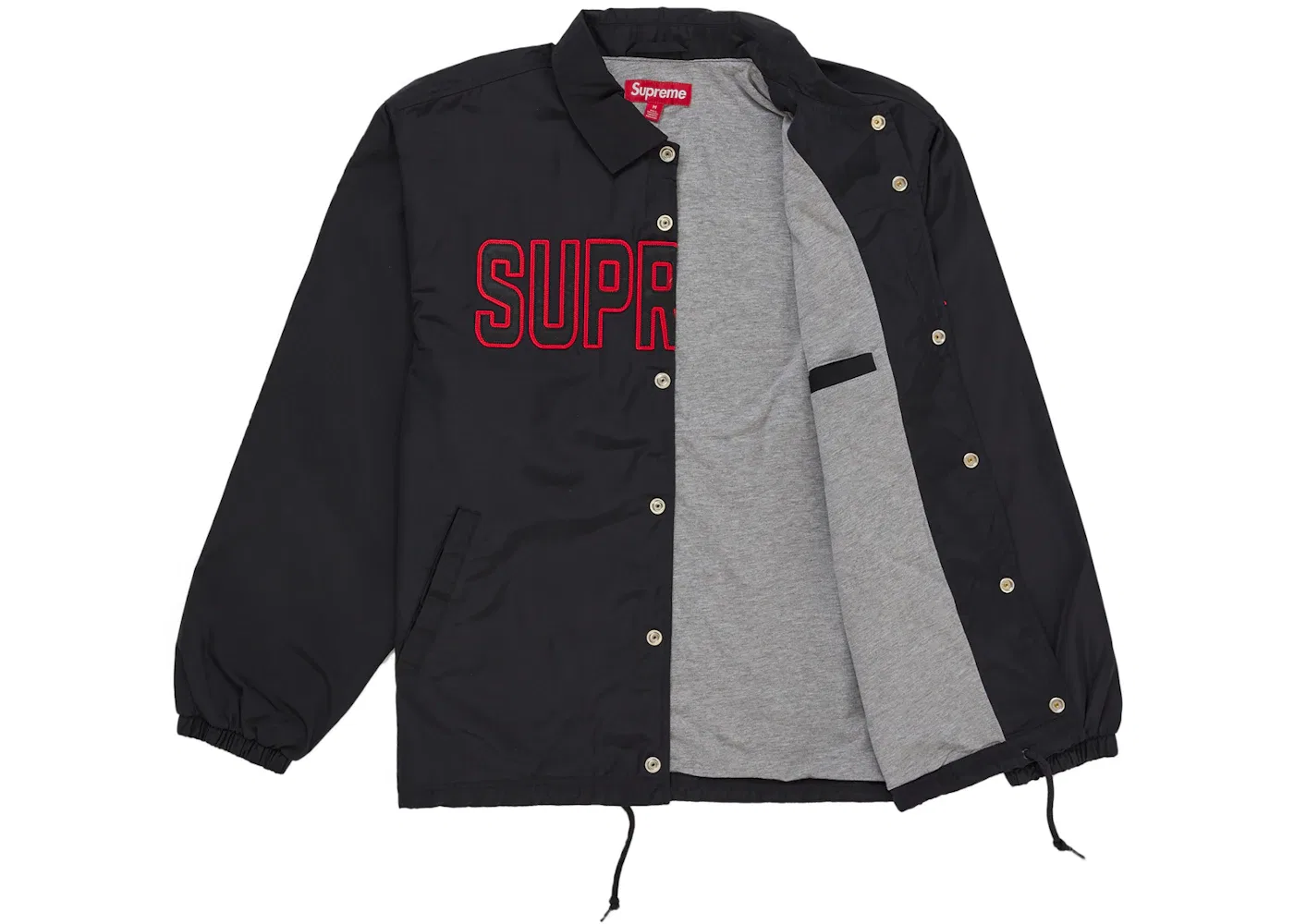 Мужская куртка-тренер с принтом Supreme, Black — фото 2