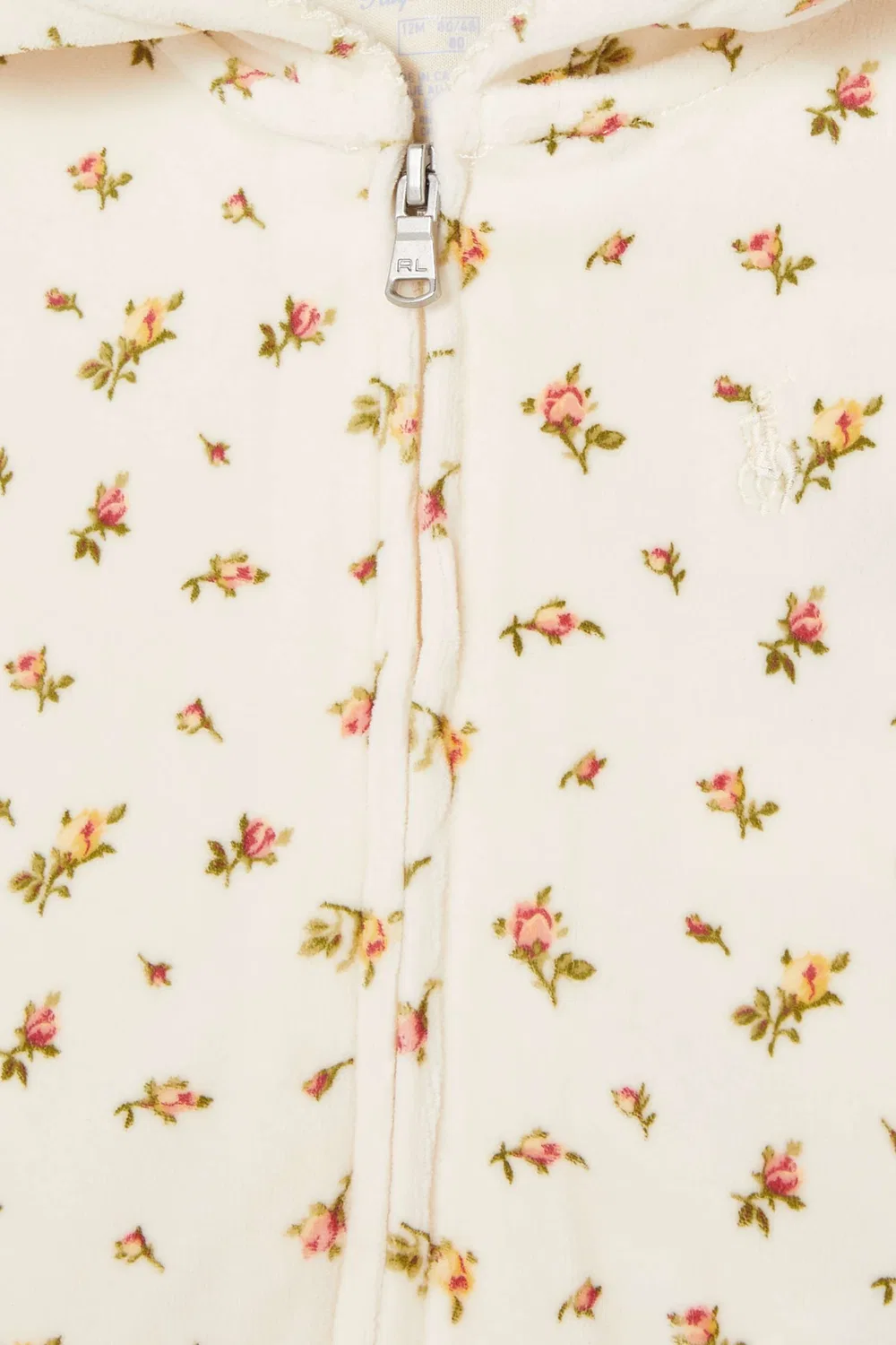Комплект из футера с принтом Floral Velour Hoodie & Pant Set Polo Ralph Lauren — фото 4