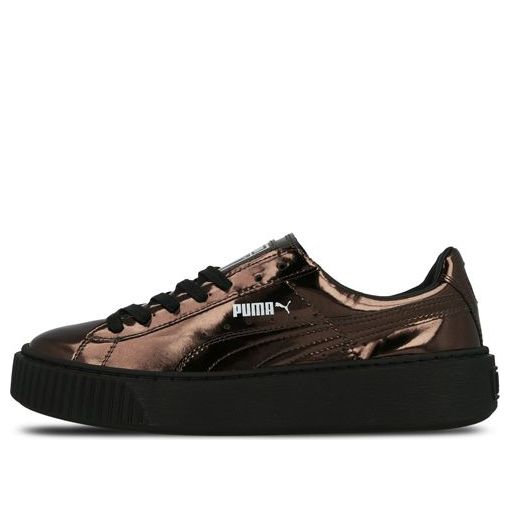 Кеды (WMNS) PUMA Basket Platform 'Metallic Bronze' 362339-03, медный