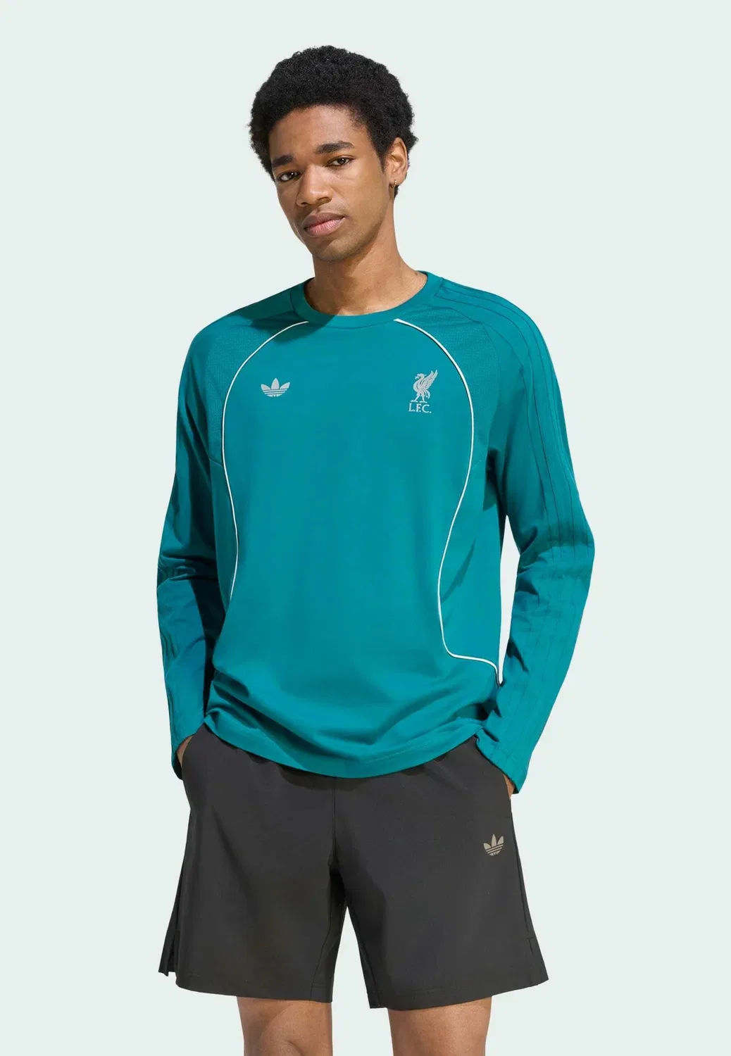 Футболка с длинным рукавом LFC Adidas Originals, Real Teal