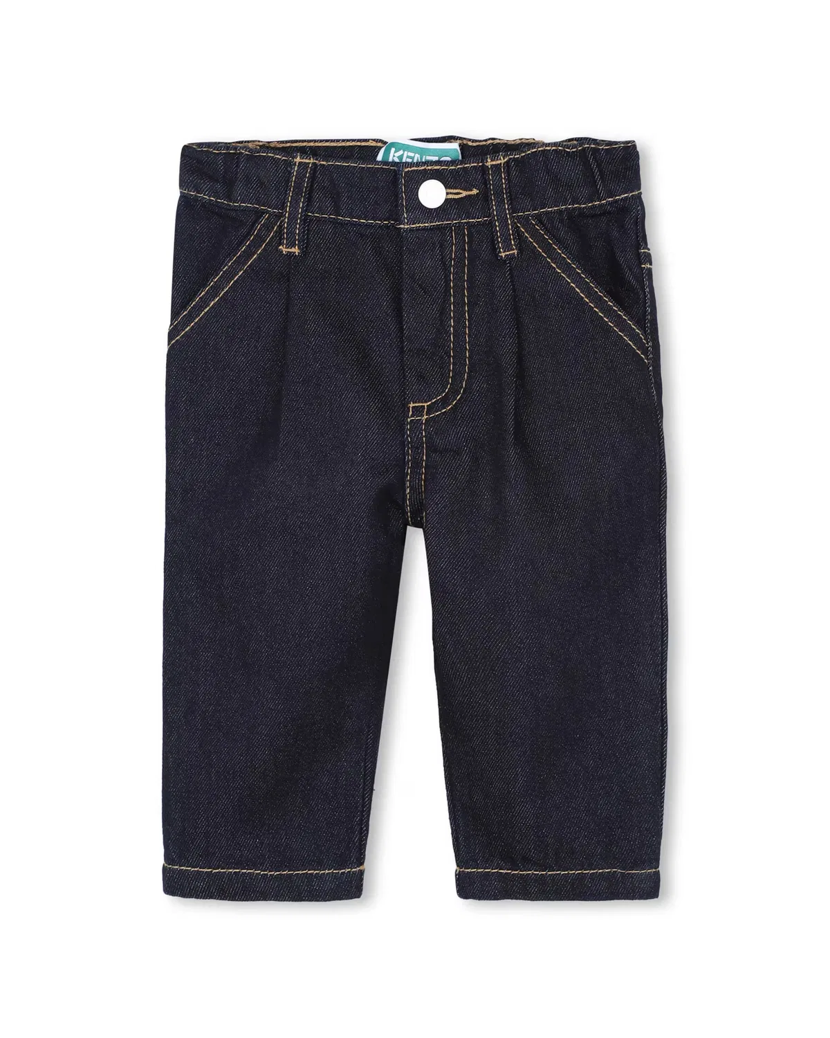 Детские джинсы для мальчиков из хлопка Kenzo Kids, Azul