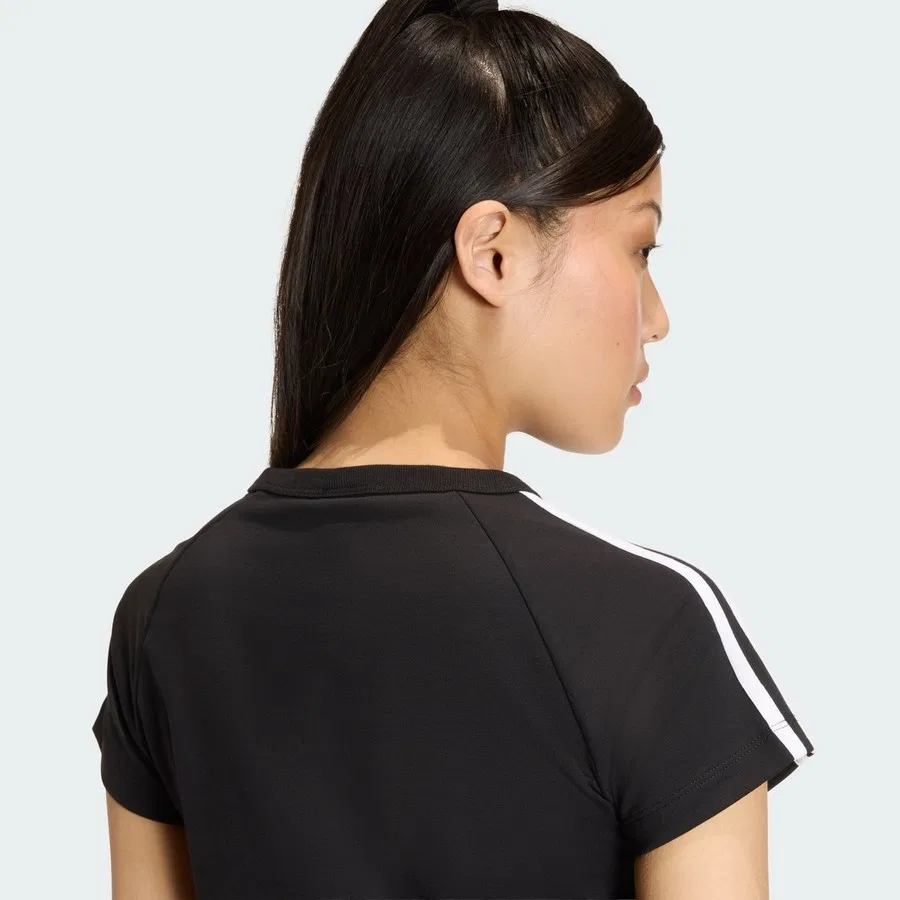 Футболка с длинным рукавом Originals KG3700 Sst Baby Tee adidas, Синий — фото 4