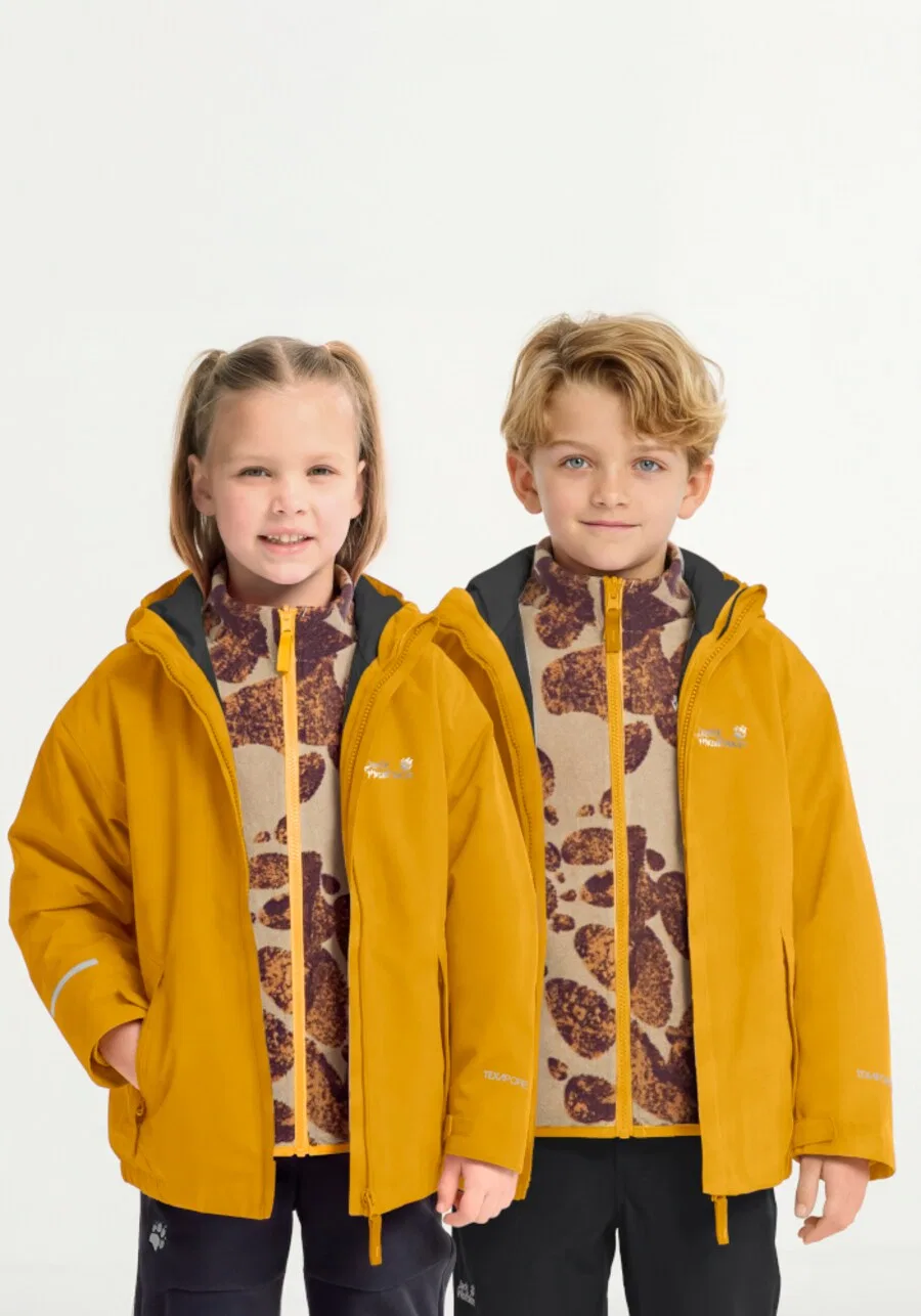 Куртка для активного отдыха Jack Wolfskin, цвет карри — фото 2