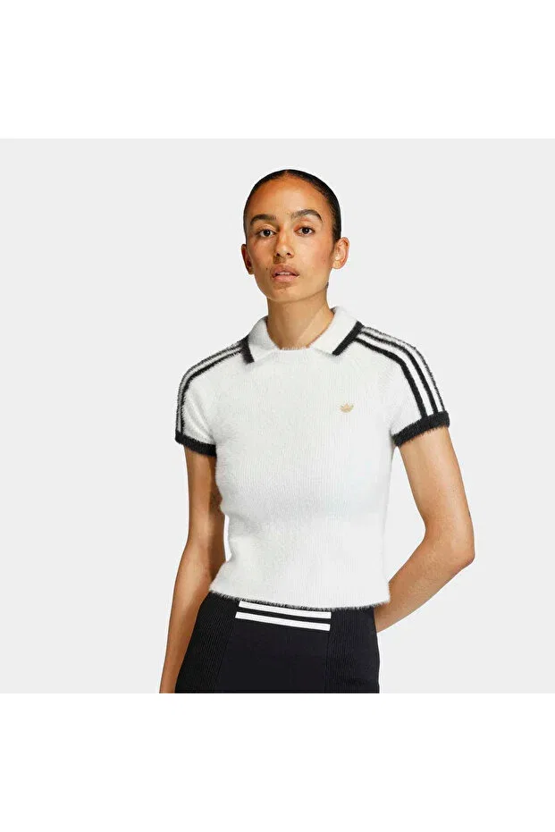 Женская футболка-поло с коротким рукавом Adidas, White