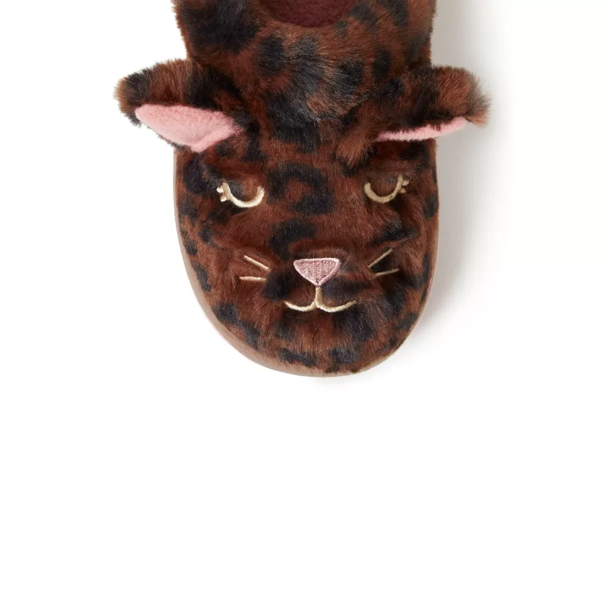 Детские тапочки-сабо с принтом Peyton Animal Dearfoams, Leopard — фото 3