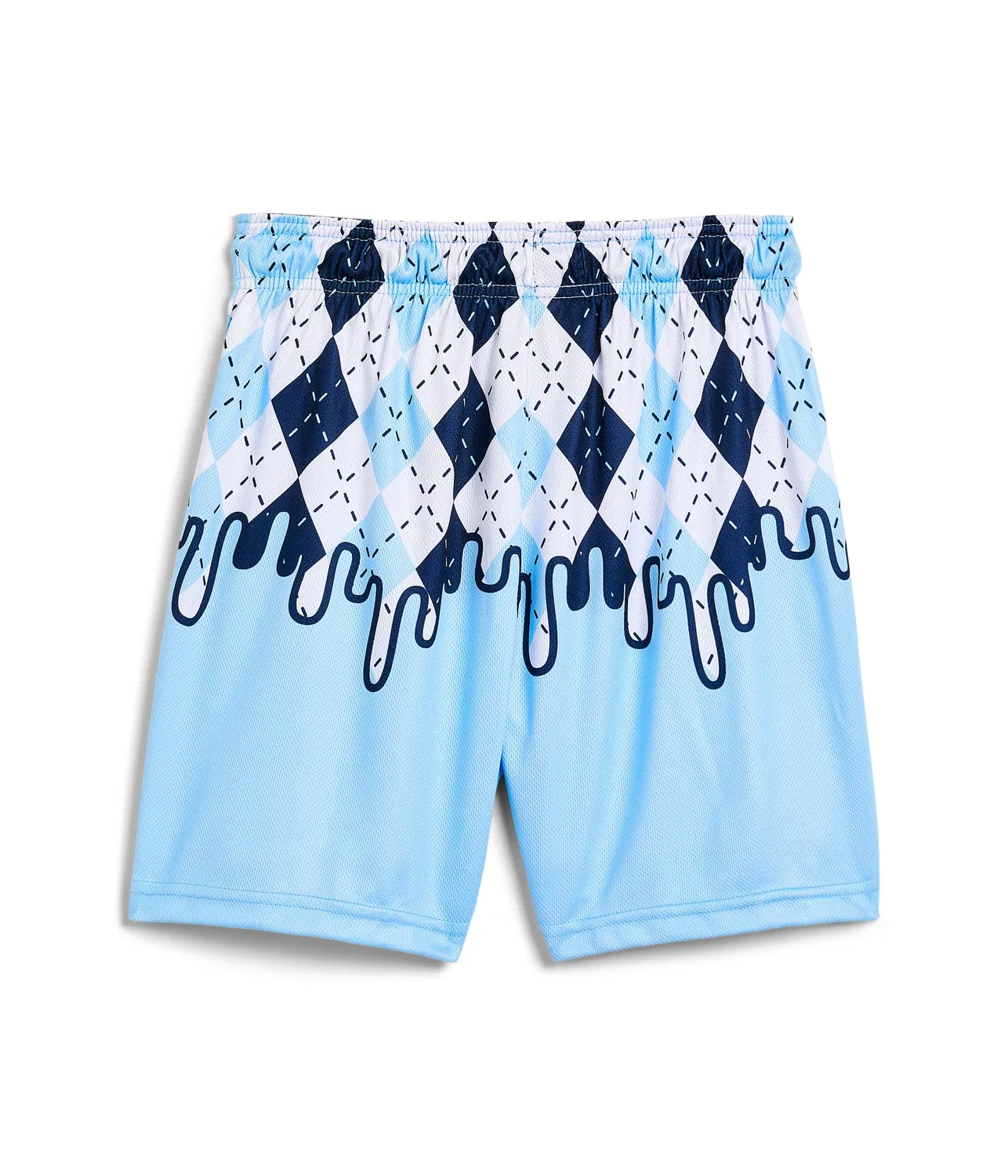 Шорты Drip Blue Argyle 5 дюймов (для маленьких и больших детей) Flow Society, Blue — фото 2