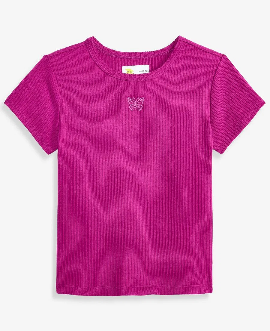 Футболка с вышивкой Epic Threads, Cranberry Rose