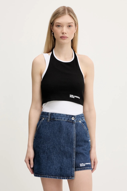 

Топ Karl Lagerfeld Jeans, черный