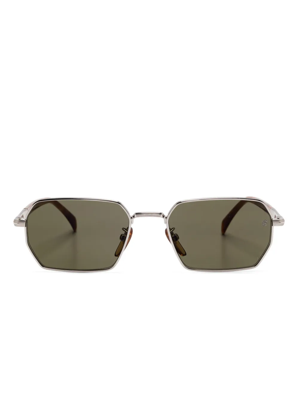 

Солнцезащитные очки в прямоугольной оправе Eyewear by David Beckham, серебяный