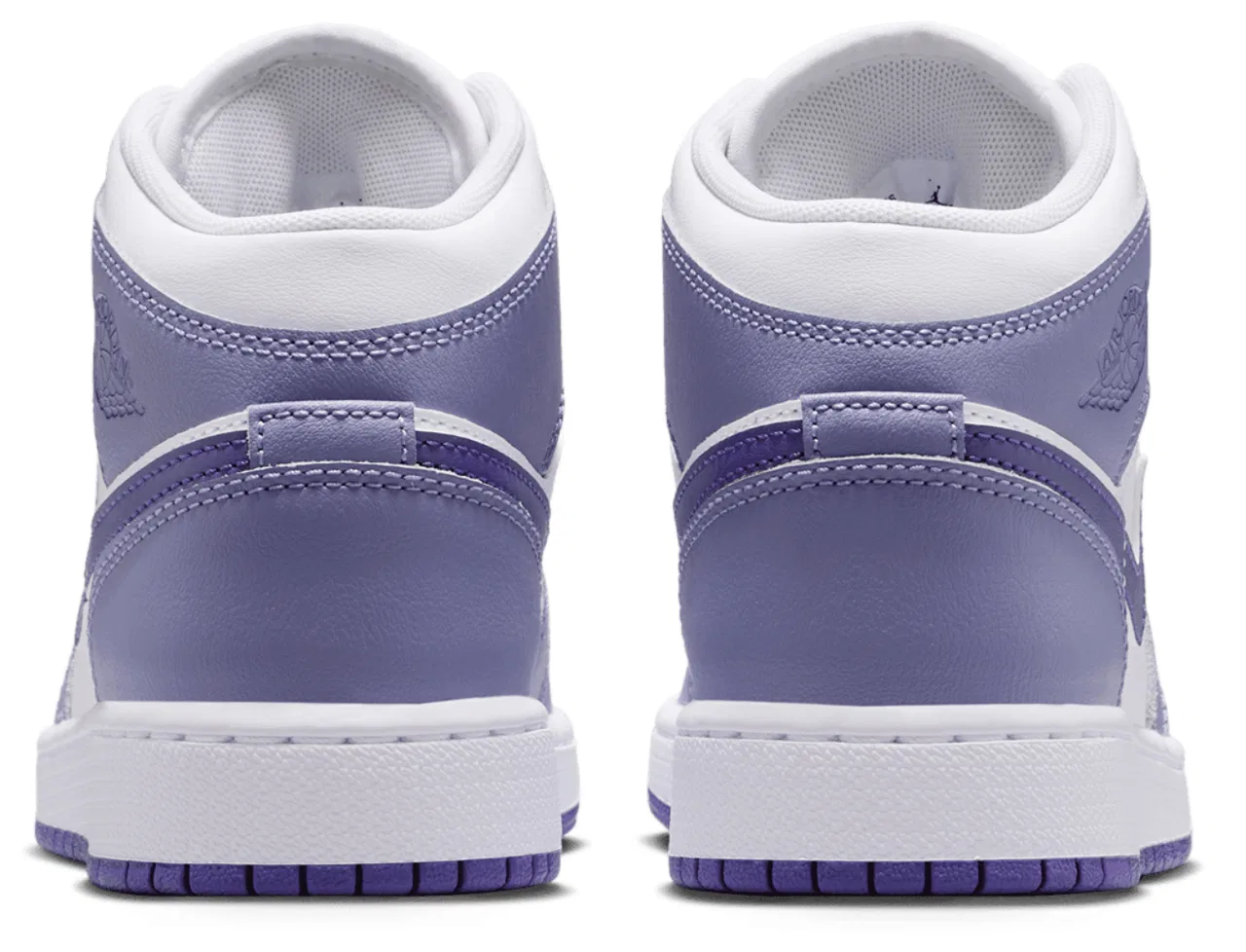 Кроссовки для мальчиков AJ 1 Mid Jordan, фиолетовый — фото 3