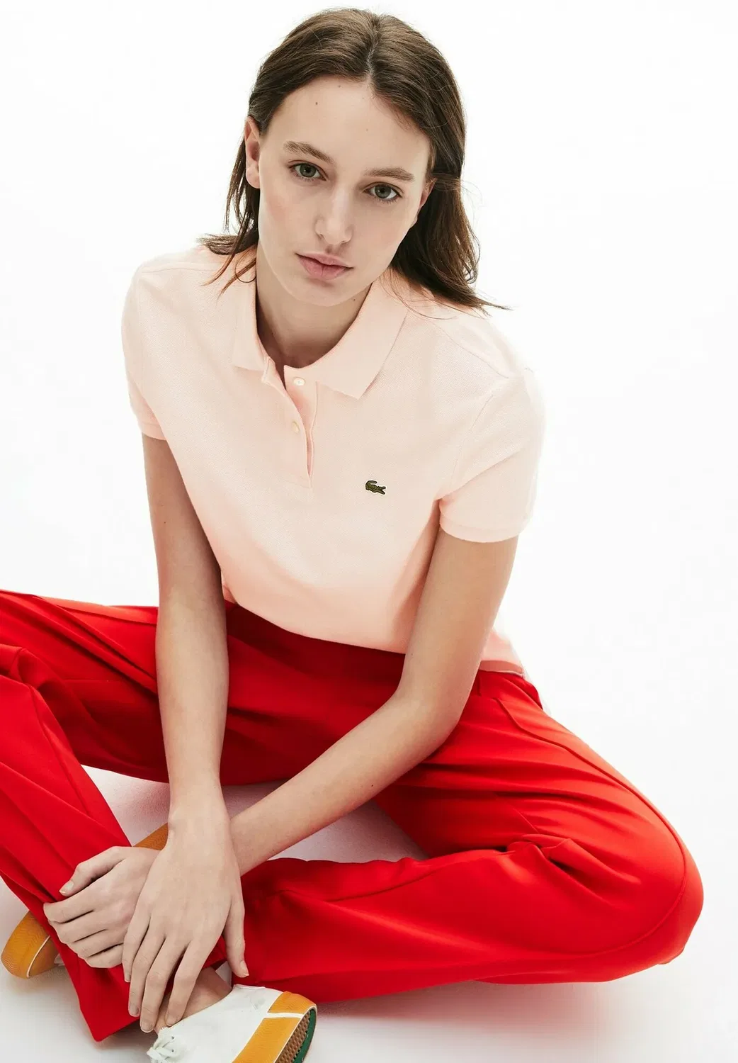Рубашка поло Lacoste, Rose Pale — фото 4