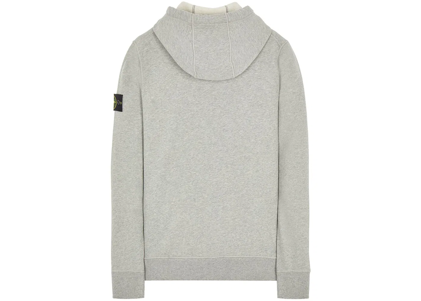 Мужской худи из хлопковой флисовой ткани Stone Island Hooded Sweatshirt, Dust — фото 2