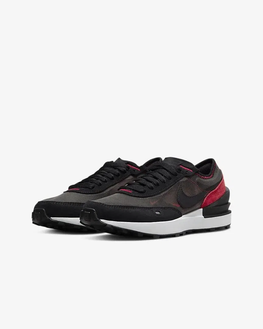 Детские кроссовки для мальчиков Waffle One Nike, Flat Pewter/Black/Siren Red — фото 4