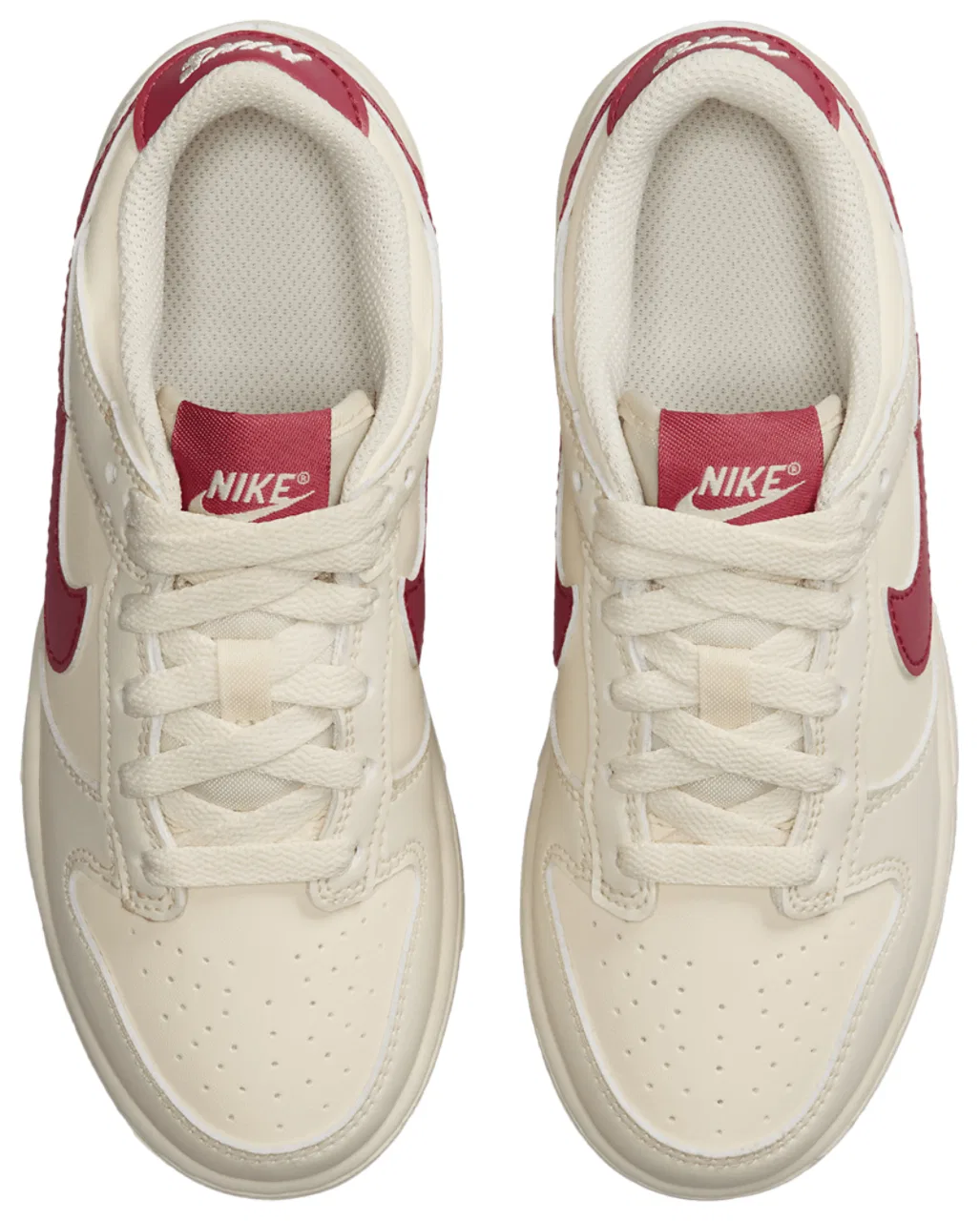 Детские кроссовки для мальчиков с перфорацией Nike Dunk Low N, Nike, Soft Pearl Pink Smoke — фото 4