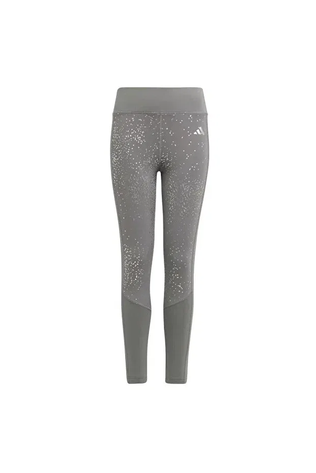 Детские леггинсы для девочек скинни Glam Adidas, Gray — фото 4