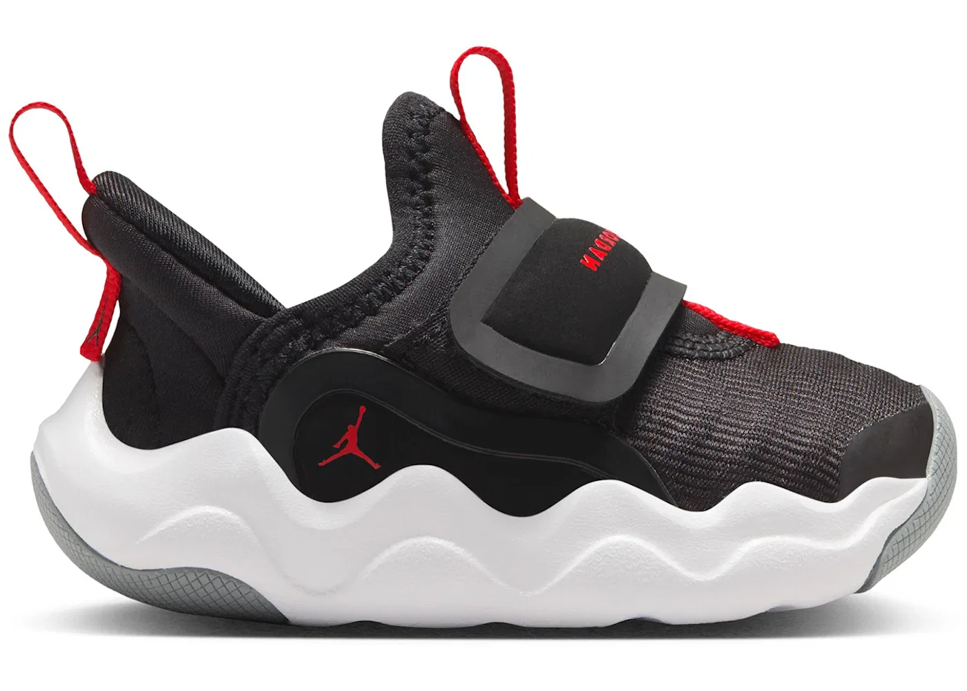 Детские кроссовки для мальчиков с системой EasyOn Jordan 23/7.2 EasyOn Jordan, Black/Cool Grey/White/University Red
