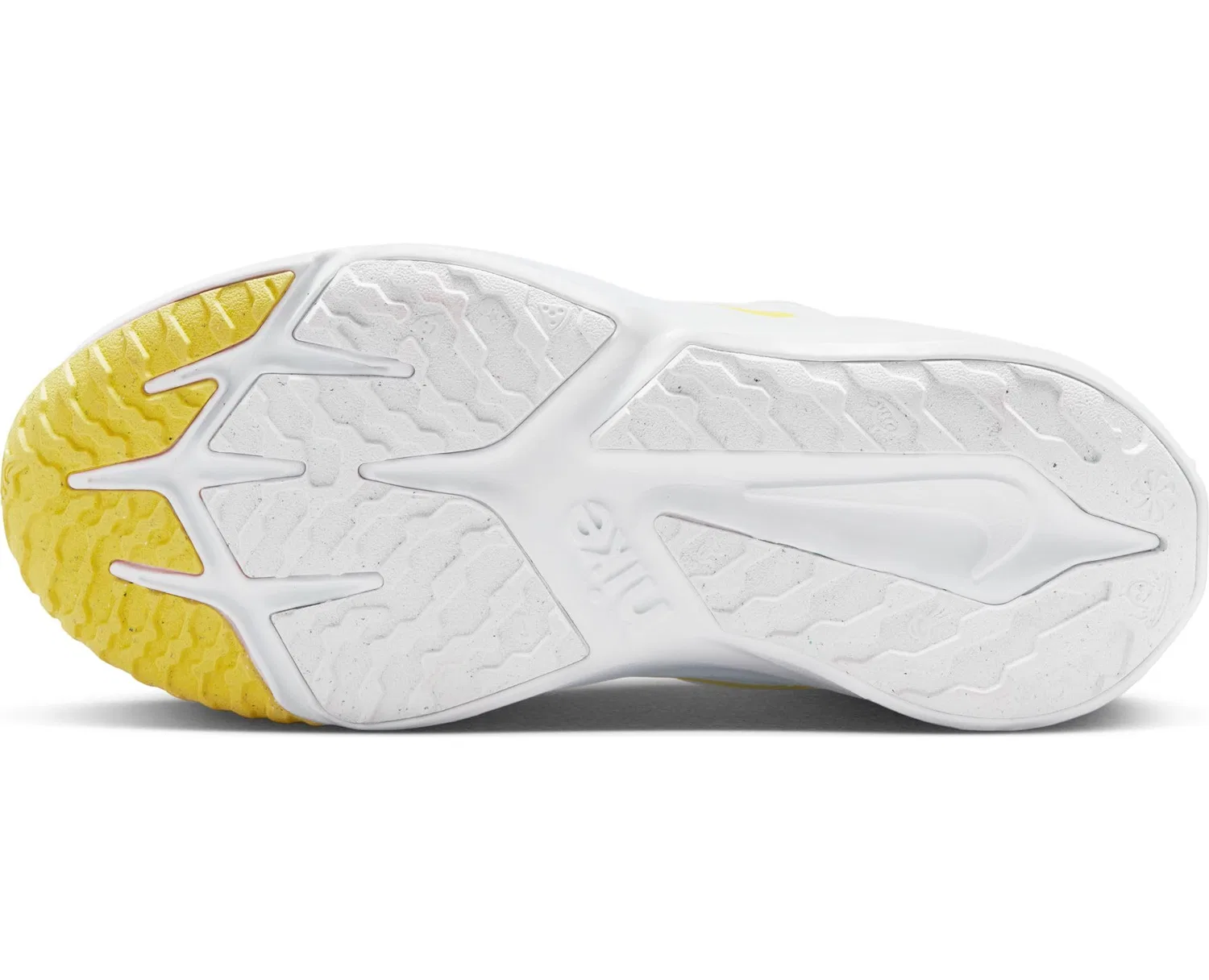 Детские кроссовки для мальчиков с закрытым носком Star Runner 4 NIKE, Summit White Opti Yellow Vivid Sulf — фото 2